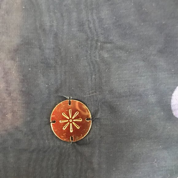 Isaac Mizrahi Live! #2 Navy Blue with Pansies & Other Flowers Scarf 74" x 28" - Picture 12 of 12